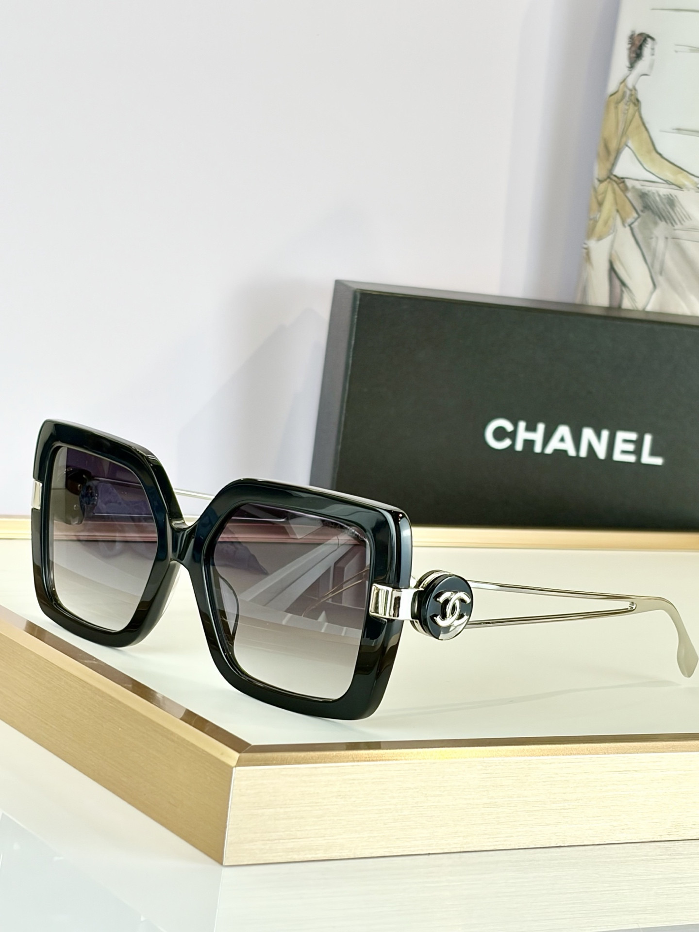 Chanel Glasses CH5512-H 56-18-145