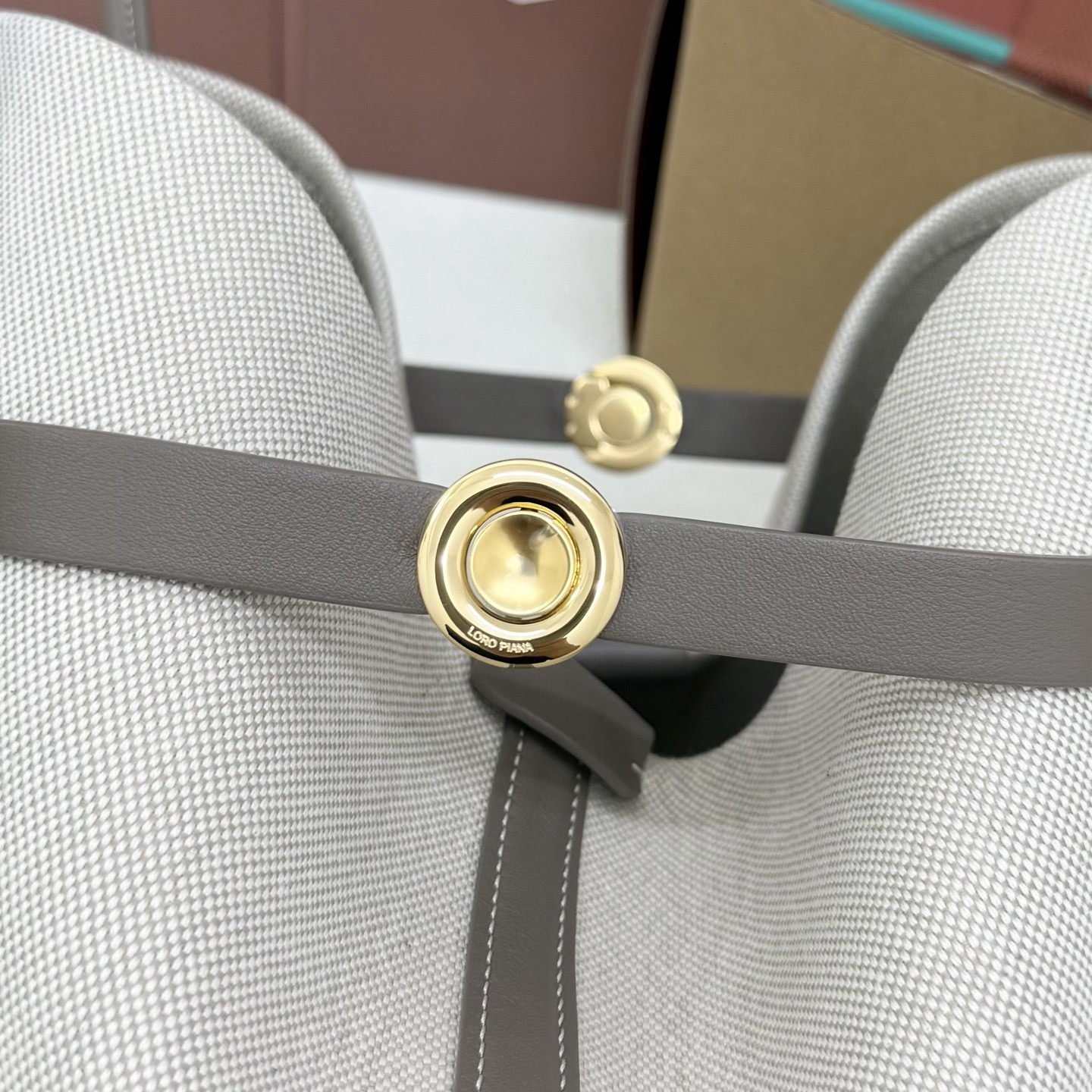 Loro Piana Small Ghiera Shopper 28x19x12cm