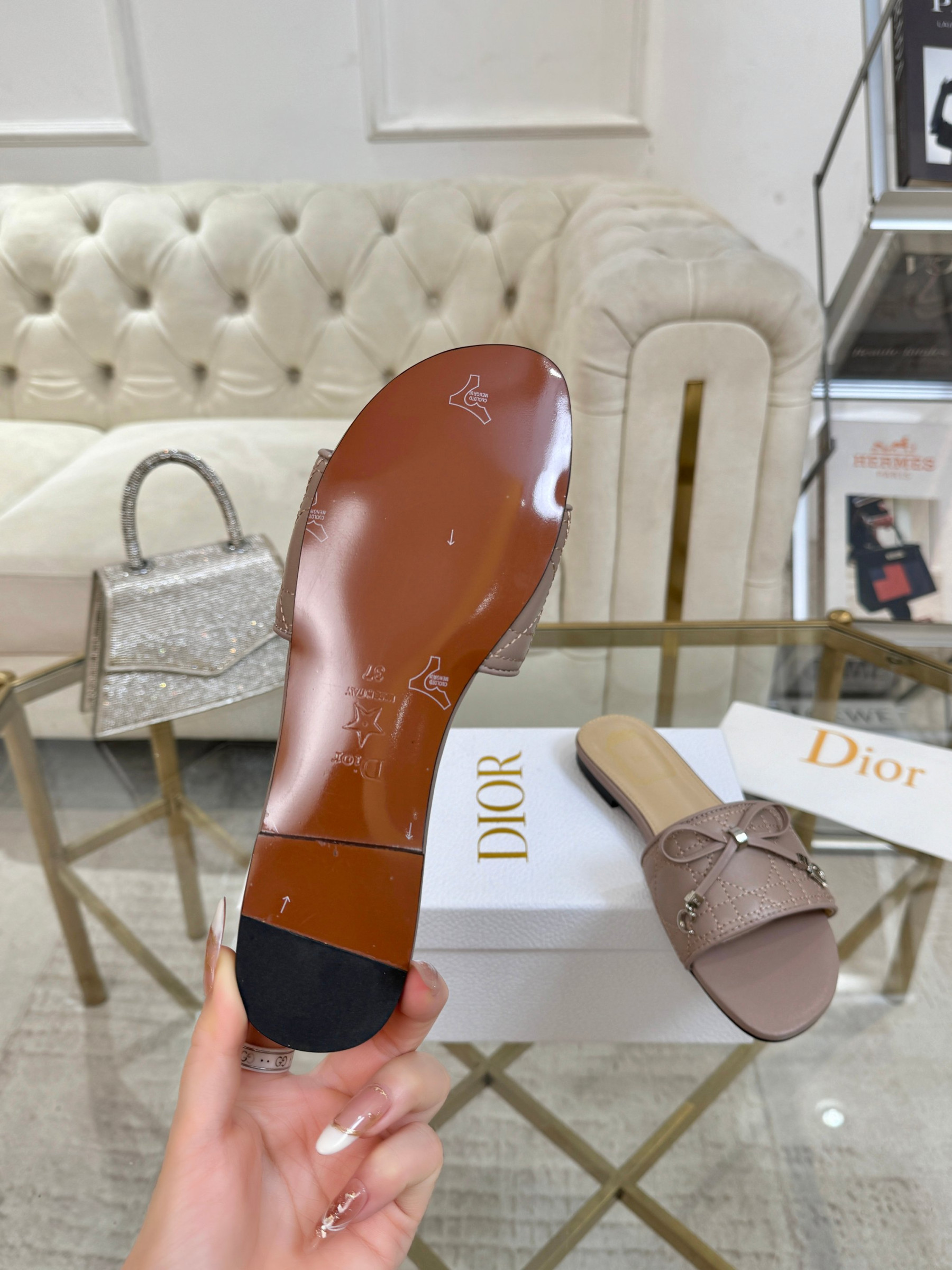 UA Dior Cannage Slide