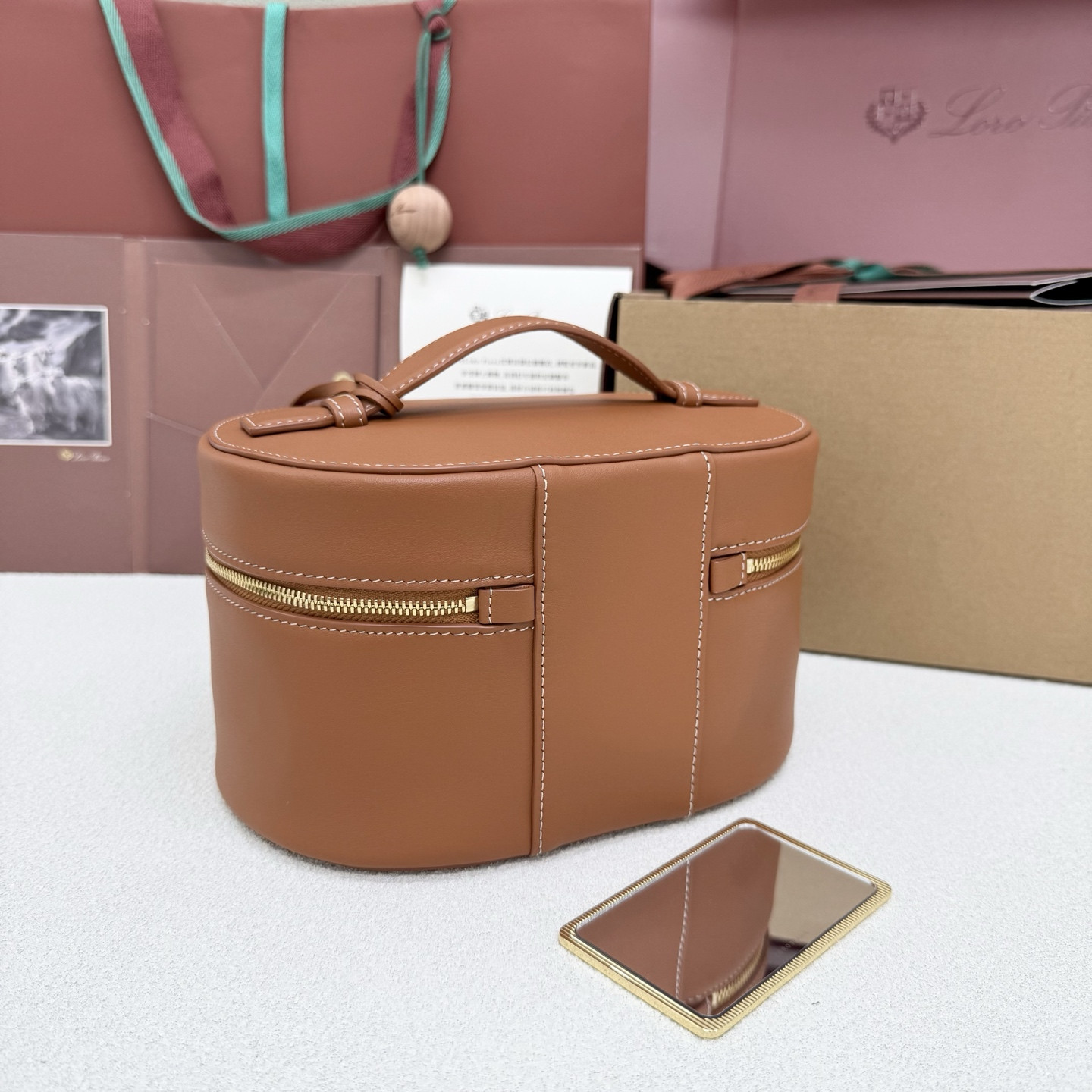 Loro Piana Extra Vanity Case 21x15x12cm
