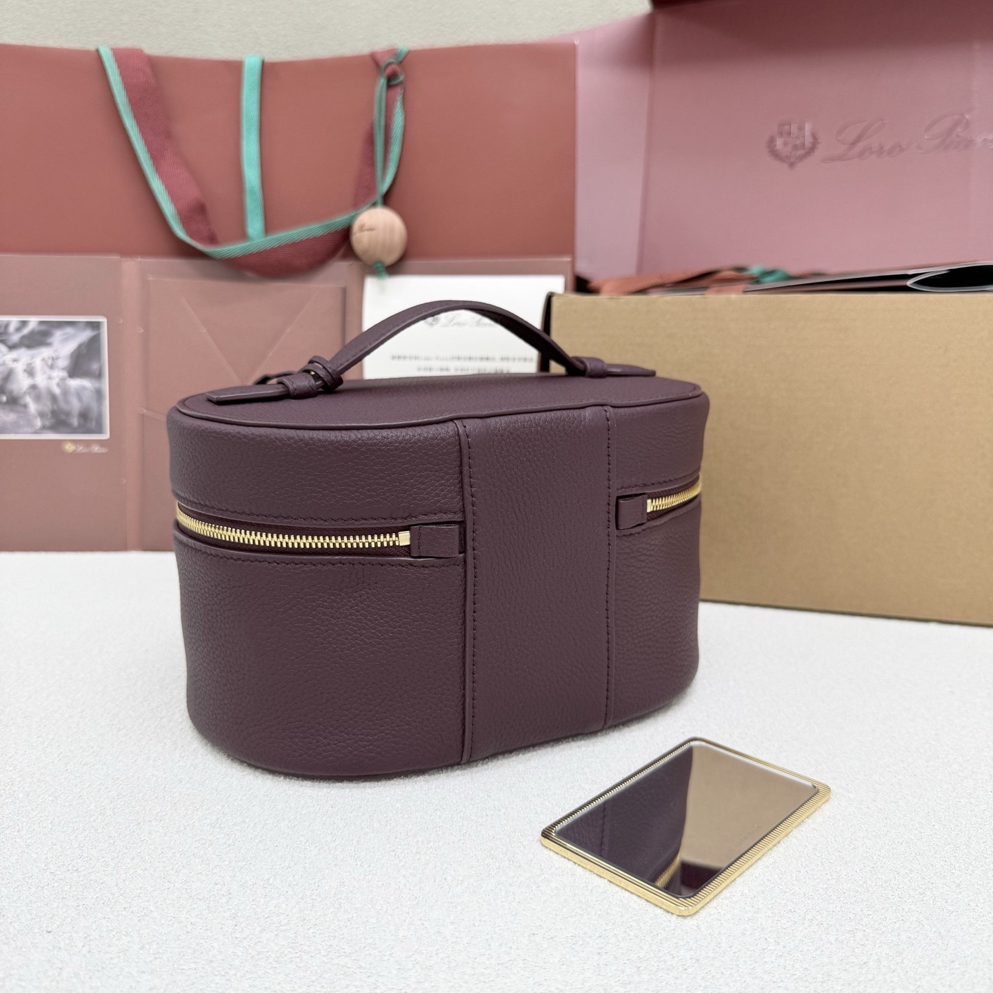 Loro Piana Extra Vanity Case 21x15x12cm