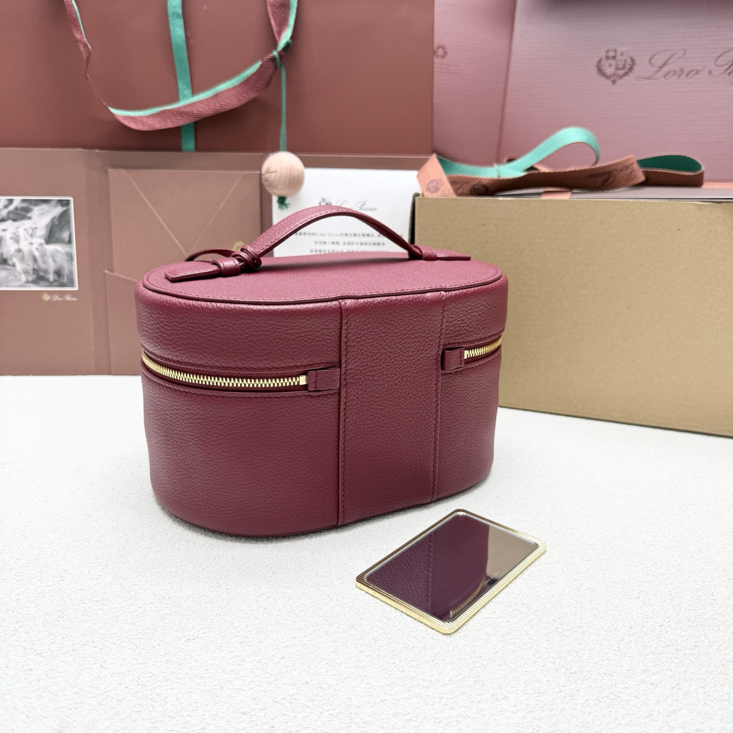 Loro Piana Extra Vanity Case 21x15x12cm