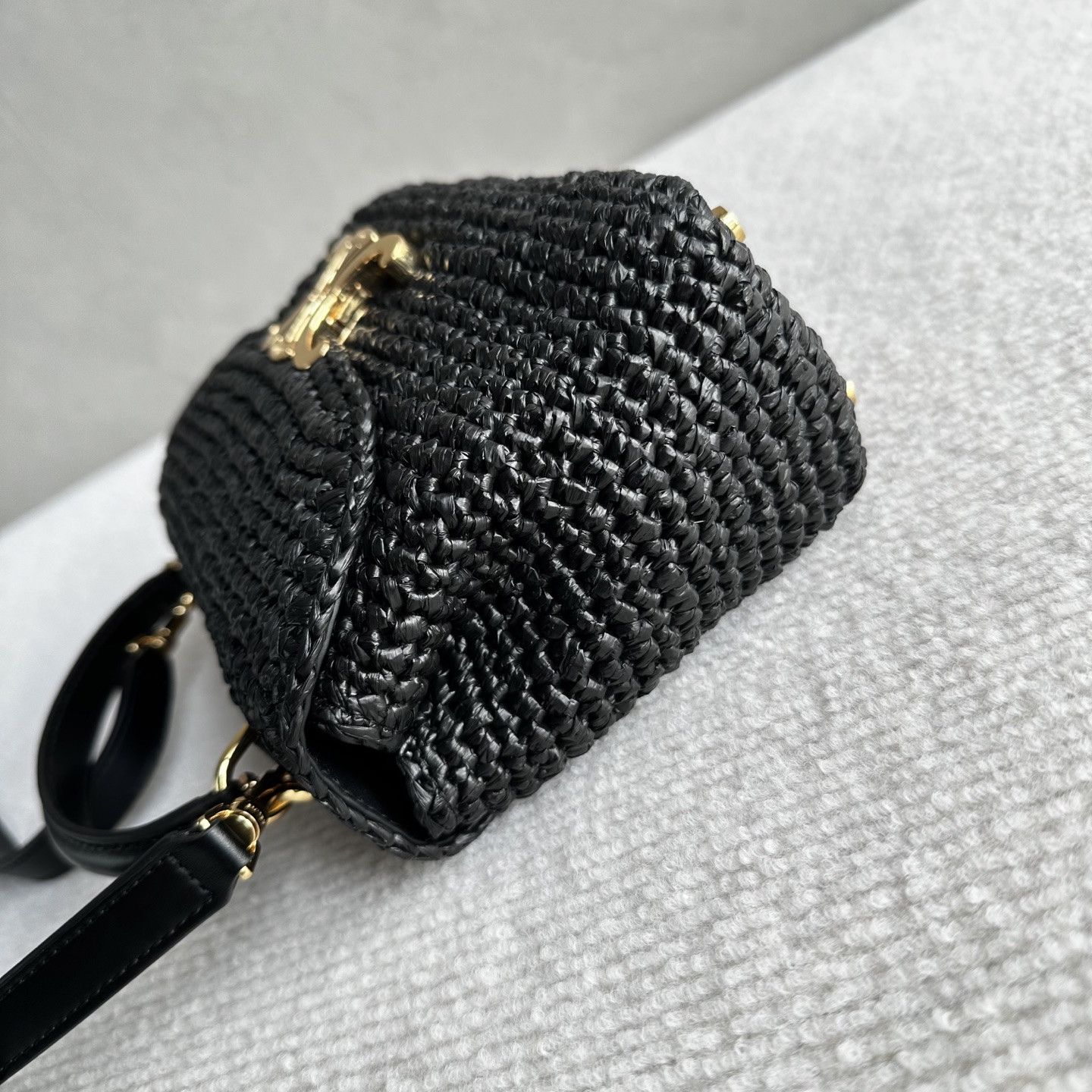 Celine TEEN NINO plant-based material and cowhide leather handbags 20.5x13x8cm